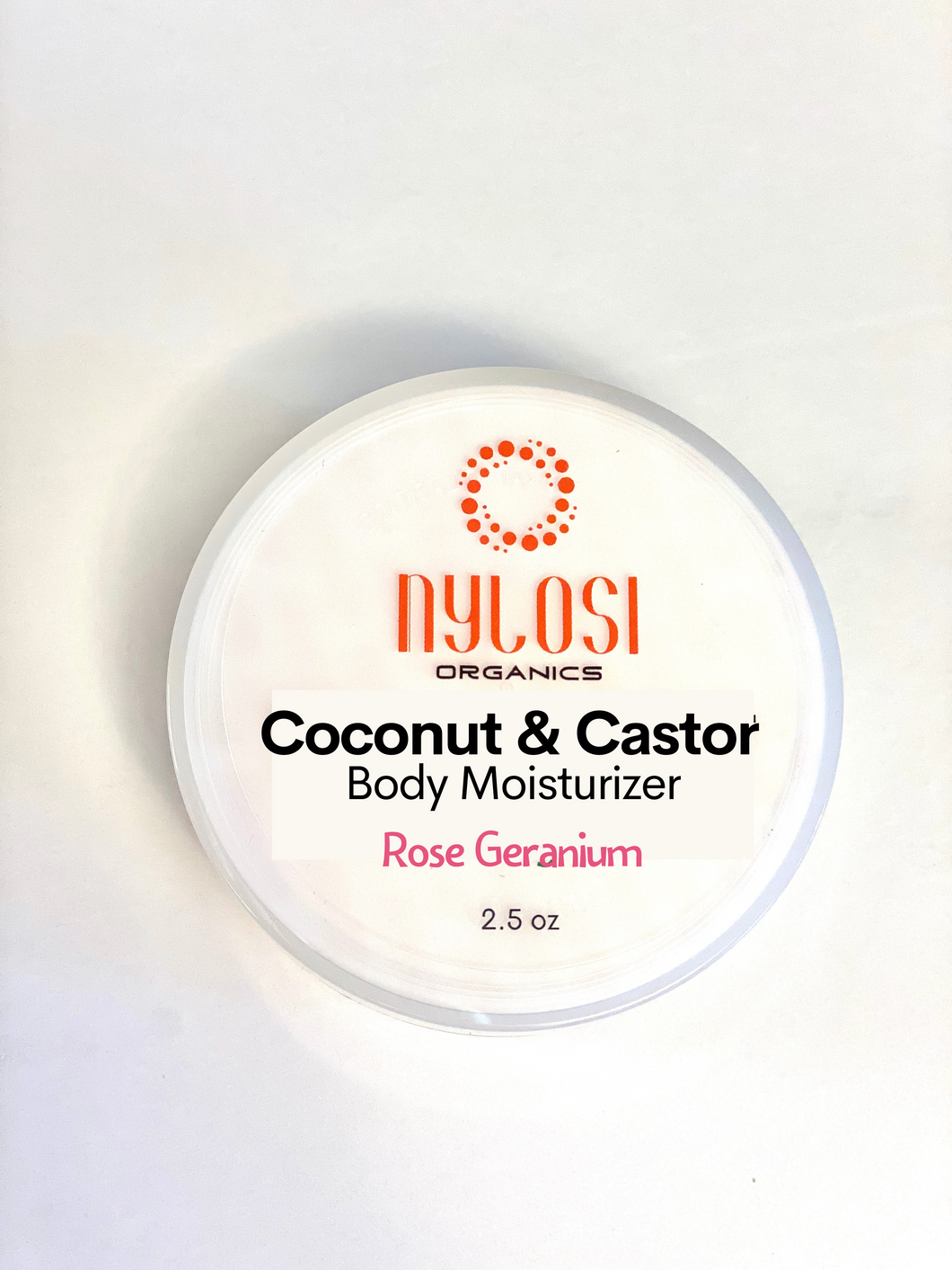 Rose Geranium Coconut & Castor Body Moisturizer