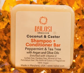 Peppermint & Tea Tree Shampoo + Conditioner Bar
